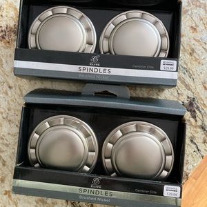 New in box curtain tie back spindles